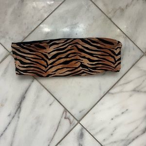 Kendall + Kylie animal print bikini bandeau